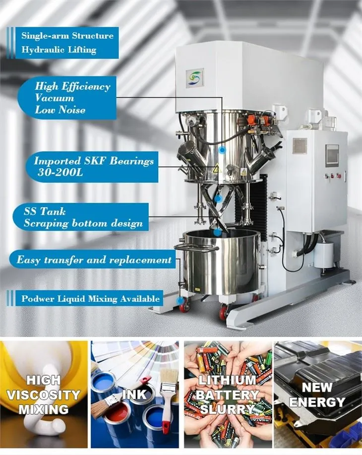Twin Planetary Mixer for Chemical