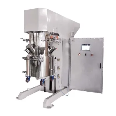 China Factory Double Vacuum Planetary Mixer Food Mixer Disperser Blender